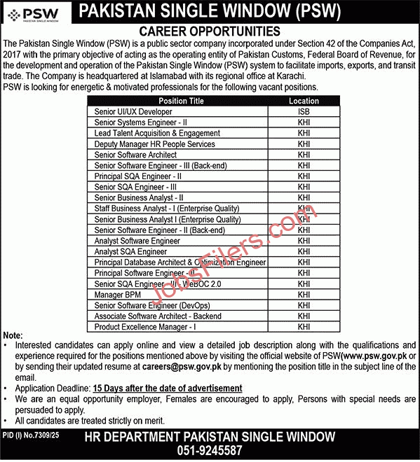 PSW Jobs 2026